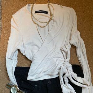 Off white Naked Wardrobe wrap shirt